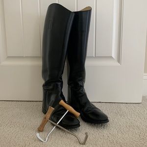 Marlborough Women’s Size 10.5 Black Leather‎ Equestrian English Riding Boots